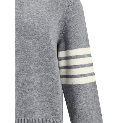 Sweater with 4-Bar intarsia