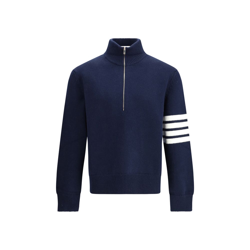 Sweater with 4-Bar intarsia