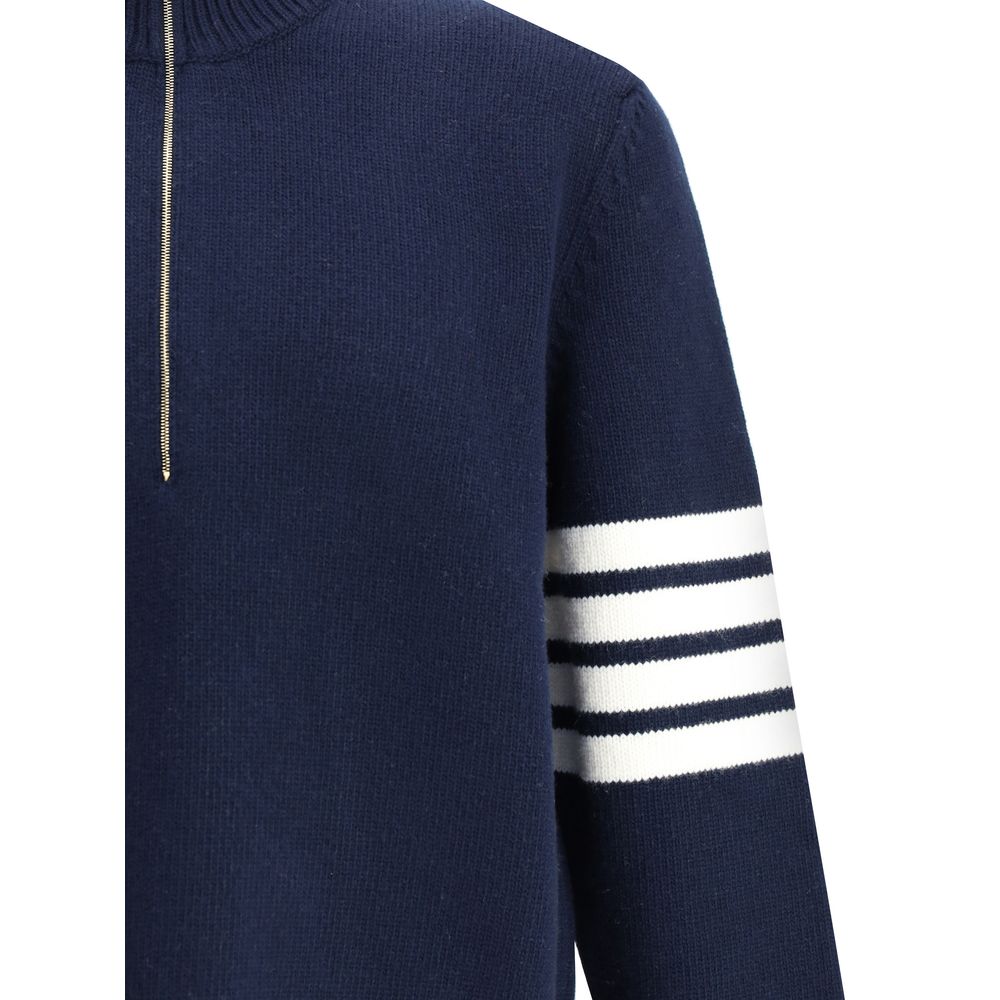 Sweater with 4-Bar intarsia