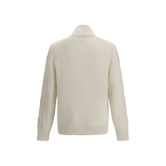 White Cashmere Cardigan