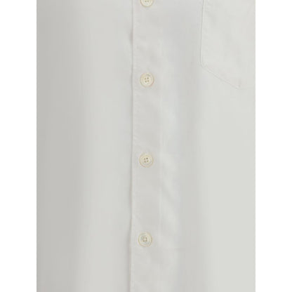 White Tencel Dress Shirt