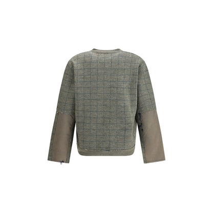 Green Fleece Wool Sweatshirt