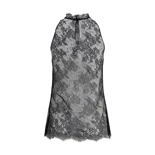 Black Polyamide Top