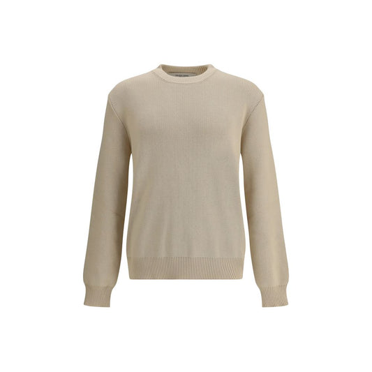 Beige Cotton Sweatshirt