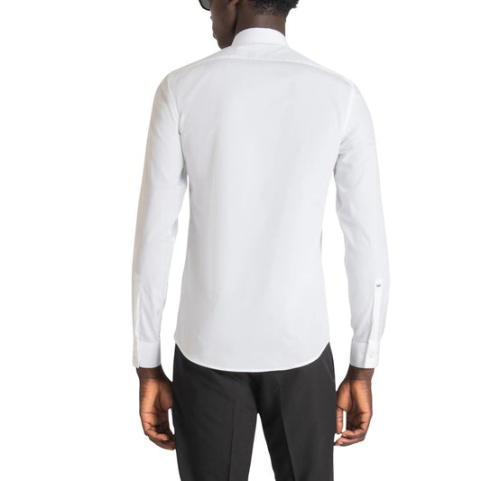 White Cotton Dress Shirt