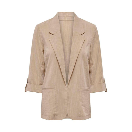 Beige Viscose Blazer