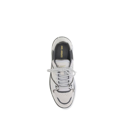 Cream Leather Low Top Sneakers