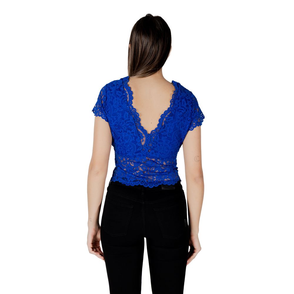 Blue Polyamide Top