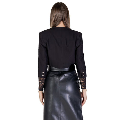 Black Polyester Sweater