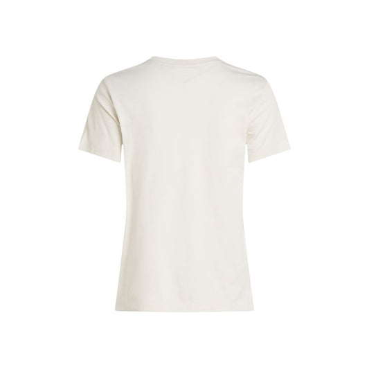Beige Recycled Cotton T-Shirt