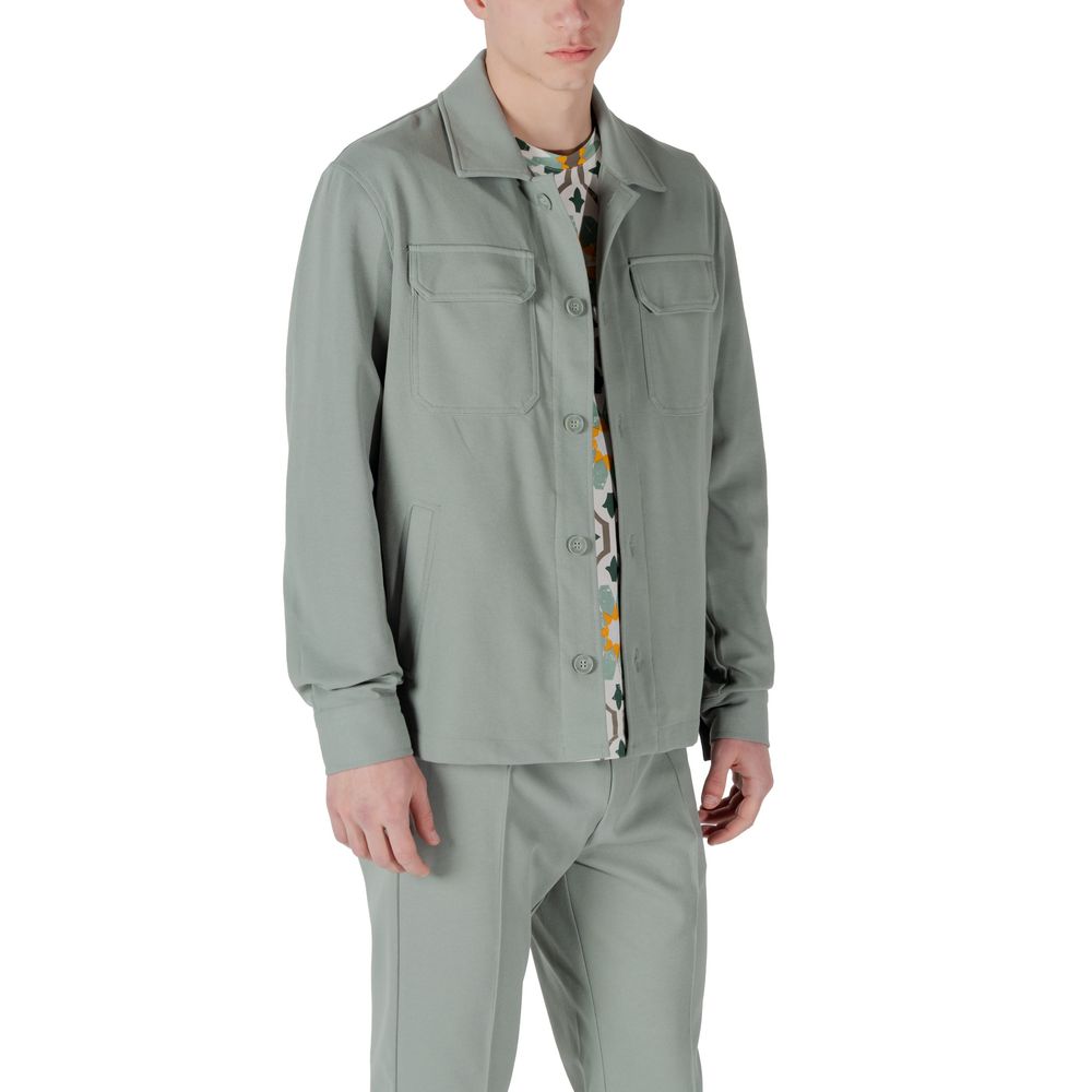 Green Polyester Shirt