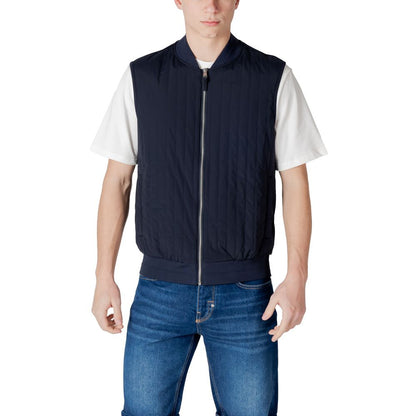 Blue Cotton Jackets & Coat