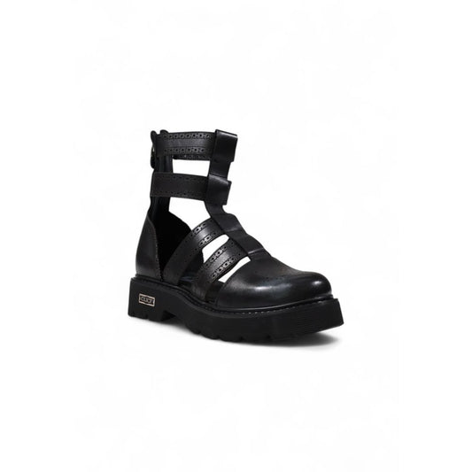 Black Leather Sandal