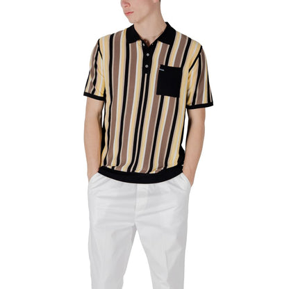 Black Viscose Polo Shirt
