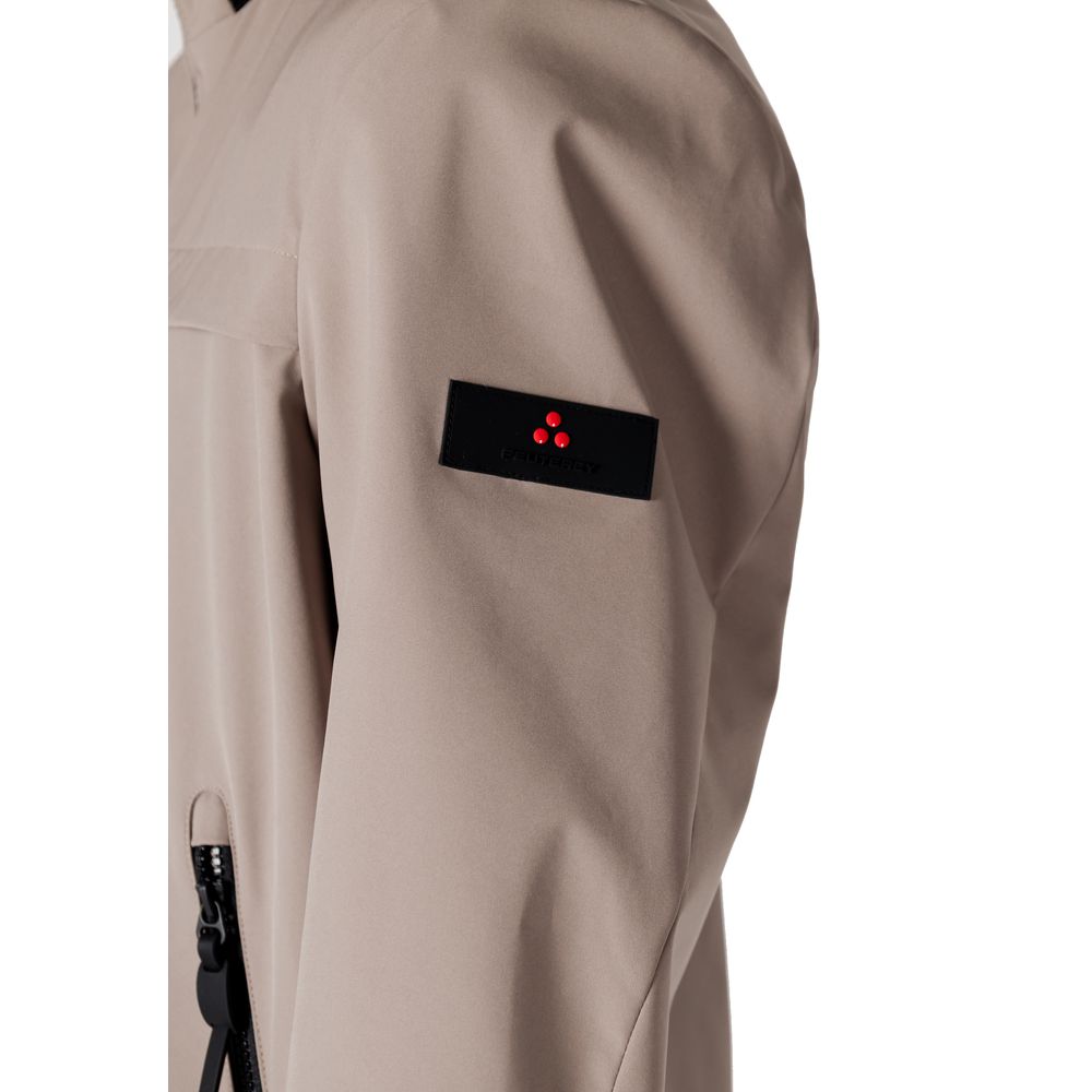 Brown Polyester Bomber