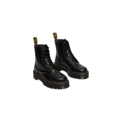 Black Leather Ankle Boots