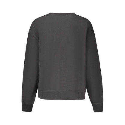 Black Cotton Women Sweater