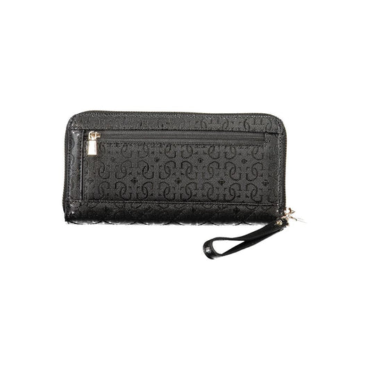 Black Polyethylene Women Wallet
