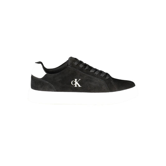 Black Polyester Sneaker
