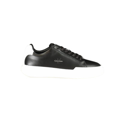 Black Polyester Sneaker