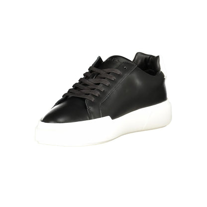 Black Polyester Sneaker