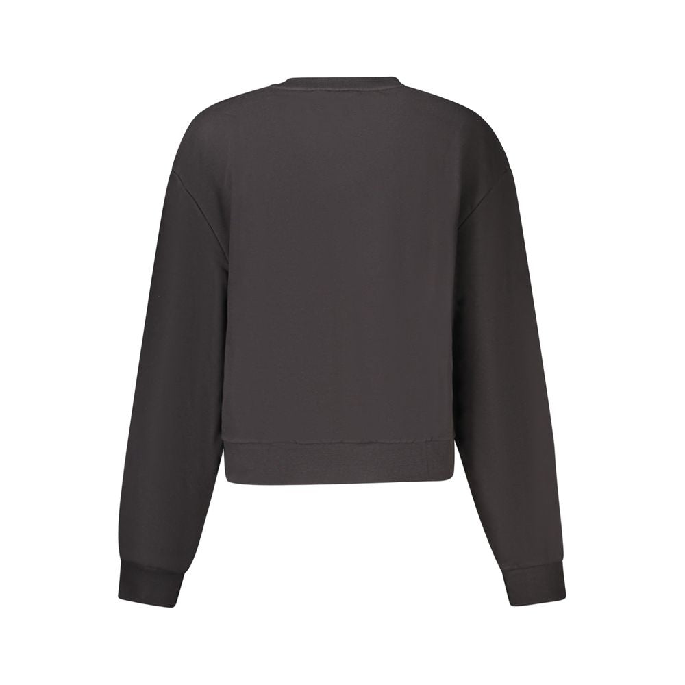 Black Cotton Women Sweater