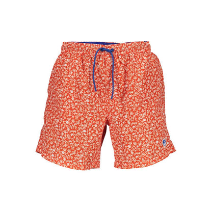 Red Polyester Swimwear