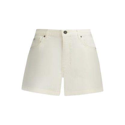 White Cotton Short