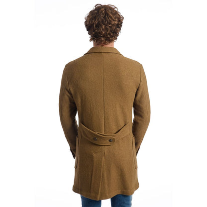 Brown Wool Men's Jacket
