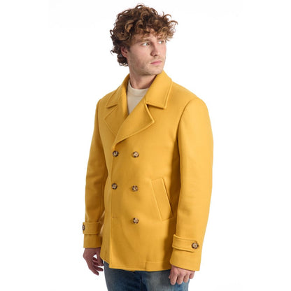 Yellow Wool Men's Jacket