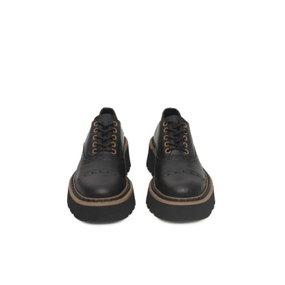Black Cowhide Shoe