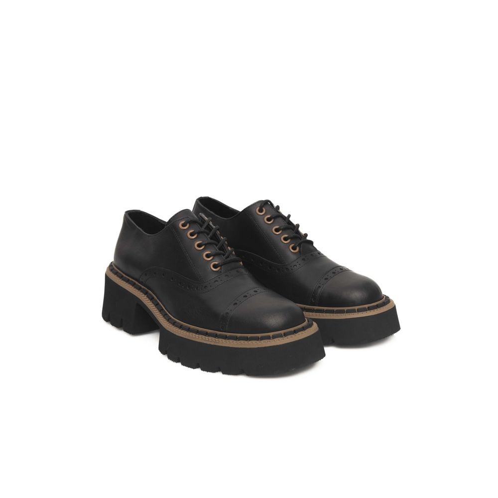 Black Cowhide Shoe