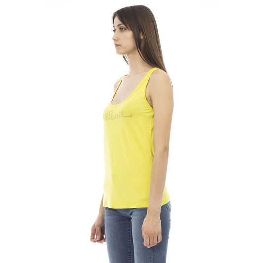 Yellow Viscose Tank Top