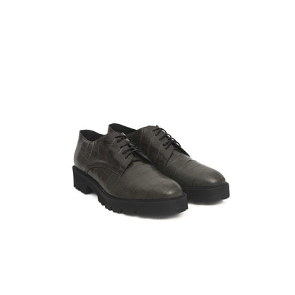 Green Leather Women Loafer