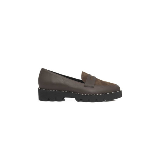 Brown Cowhide Loafer