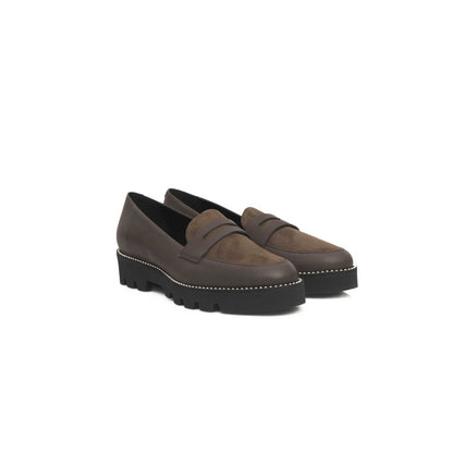 Brown Cowhide Loafer