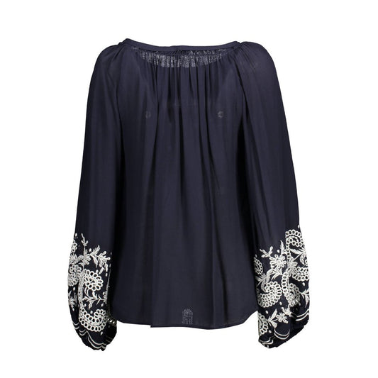Blue Viscose Shirt
