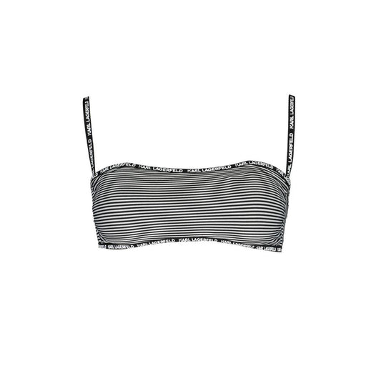 Black Elastane Swimwear