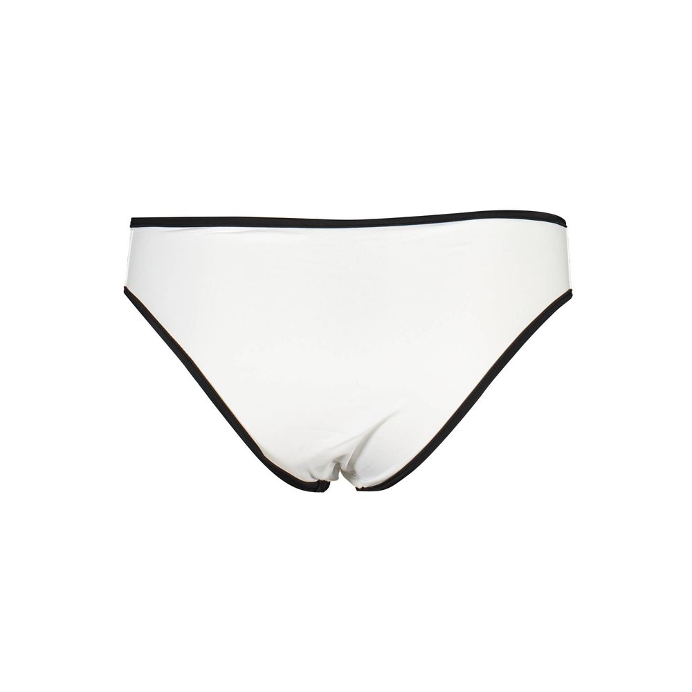 White Elastane Swimwear