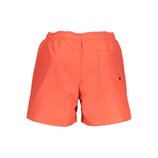 Red Polyester Swimwear