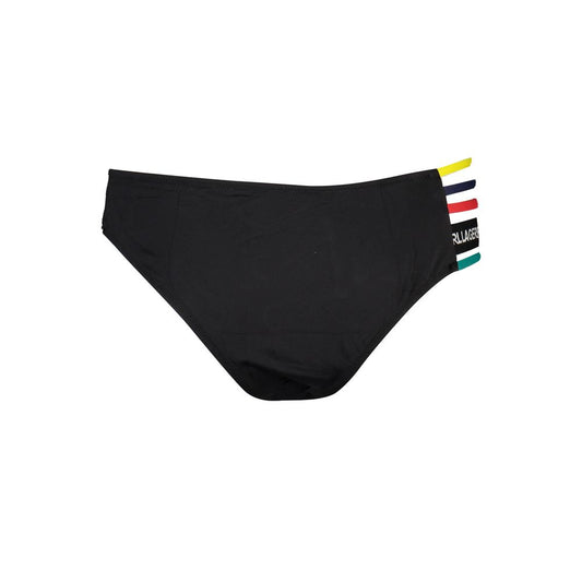 Black Elastane Swimwear