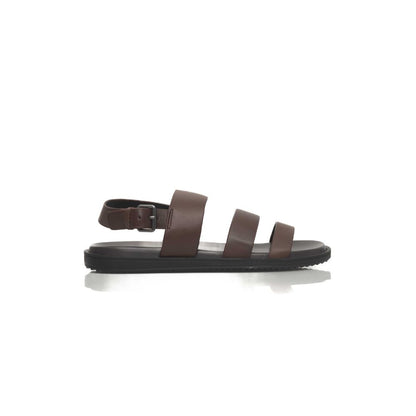 Brown Cowhide Sandal