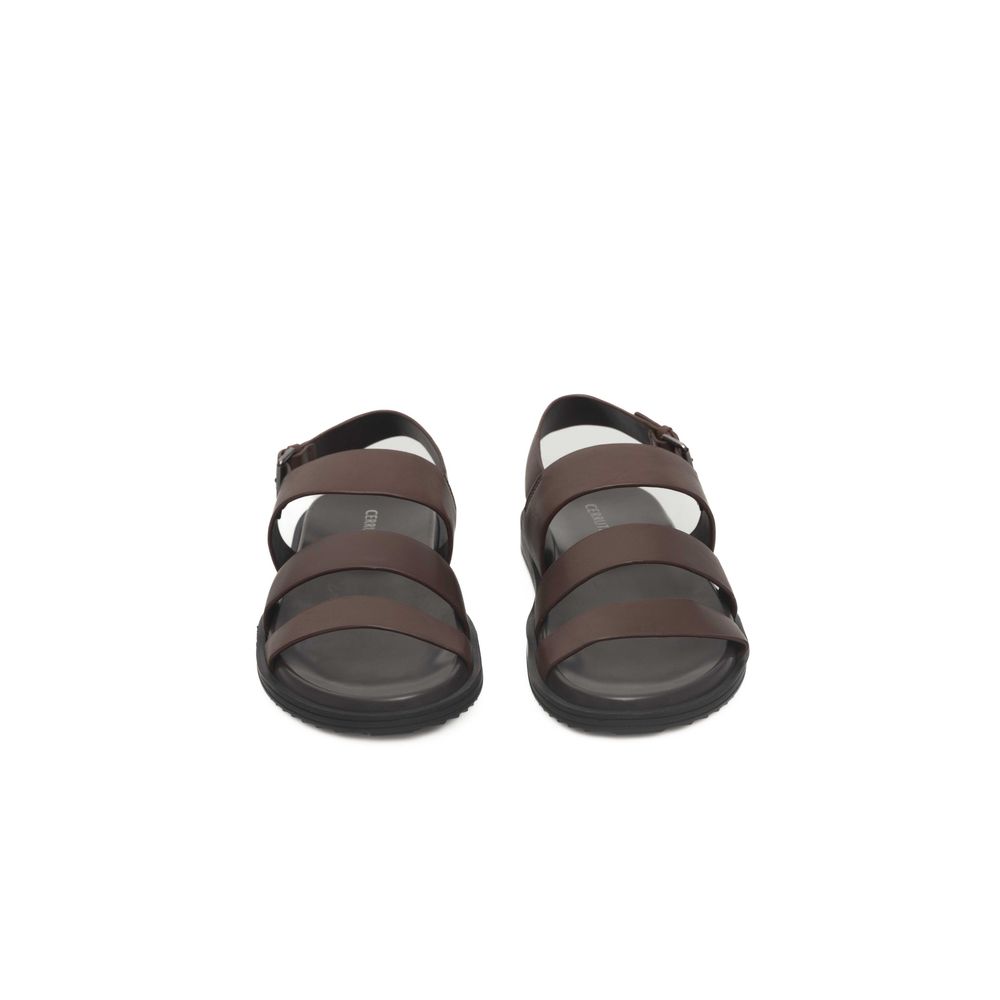 Brown Cowhide Sandal