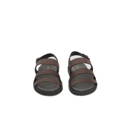 Brown Cowhide Sandal