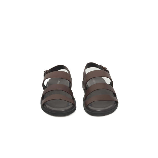 Brown Cowhide Sandal