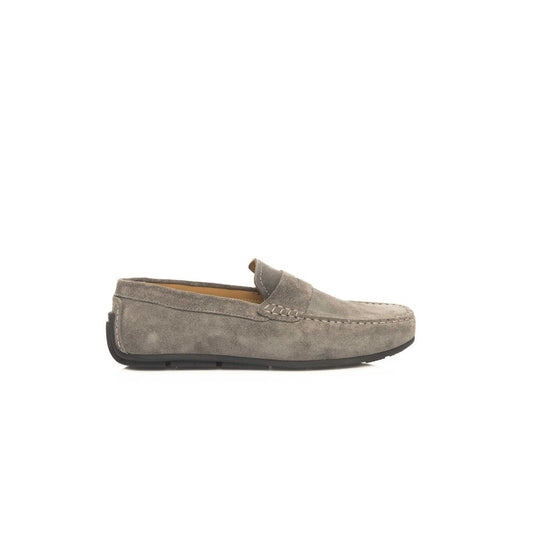 Gray Cowhide Loafer