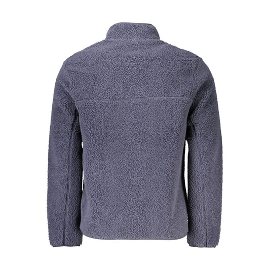 Blue Polyester Men Sweater