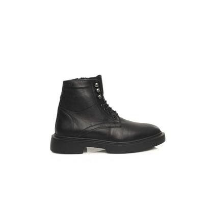 Black Calfskin Boot