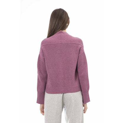 Multicolor Merino Wool Women Cardigan