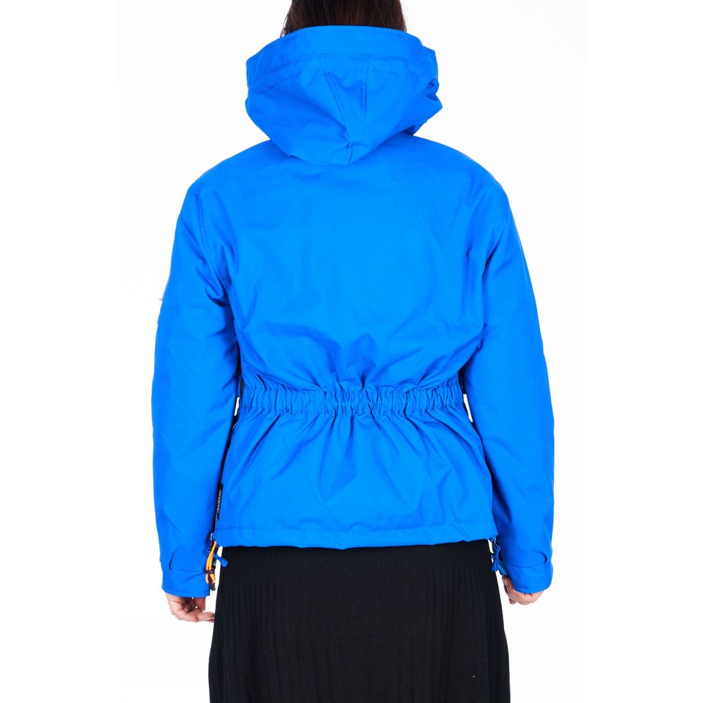 Blue Polyester Women's Jacket